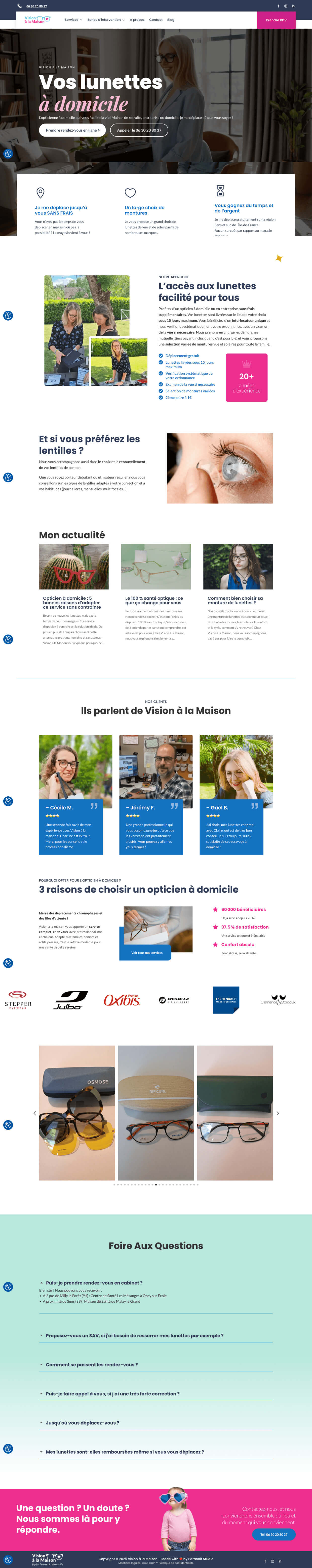 Site Vision à la Maison